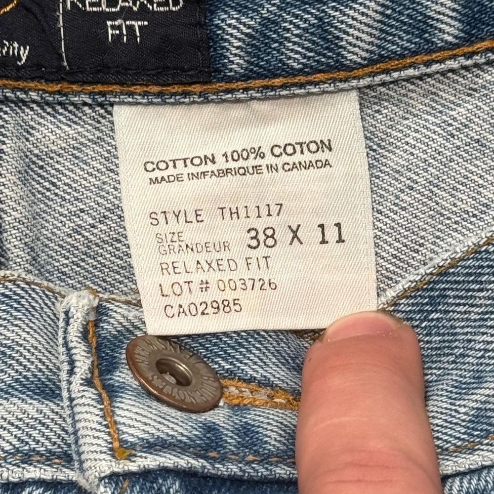 Vintage Bluenotes Bermuda Shorts Men's 38x11 Blue‎ Light Wash Relaxed Fit Canada - Picture 7 of 7
